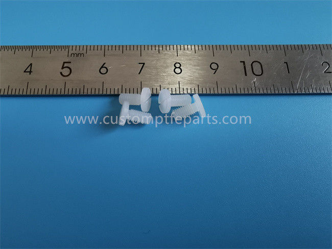 Các bộ phận được gia công bằng nylon ISO9001, Vít nylon trắng chưa điền đầy