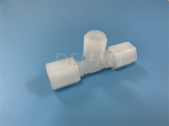 PTFE Union Tee Ball Valve Elbow Thủy lực PFA Card Sleeve Nut