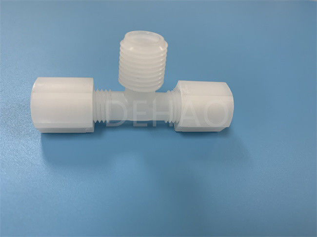 PTFE Union Tee Ball Valve Elbow Thủy lực PFA Card Sleeve Nut